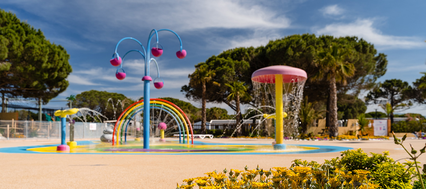 Swimming pool fun at a Siblu holiday park in Languedoc