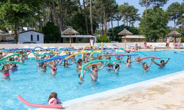 Aquafitness au camping Les Embruns